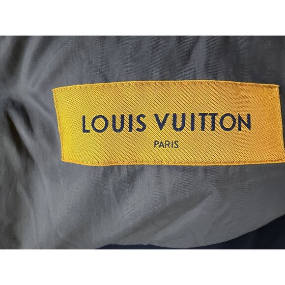 Louis Vuitton Mens Navy Quilted Jacket Size 52 - Picture 9 of 16